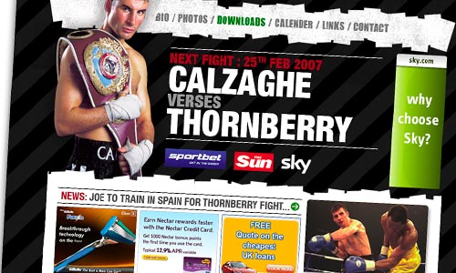 Joe Calzaghe Website [2]