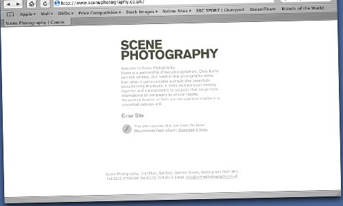 Scene website [1]